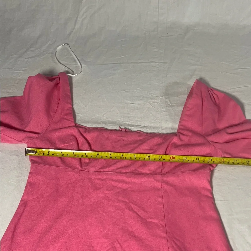 Princess Polly Vibrant Pink Long Sleeve mini Dress size 6 - Picture 5 of 8